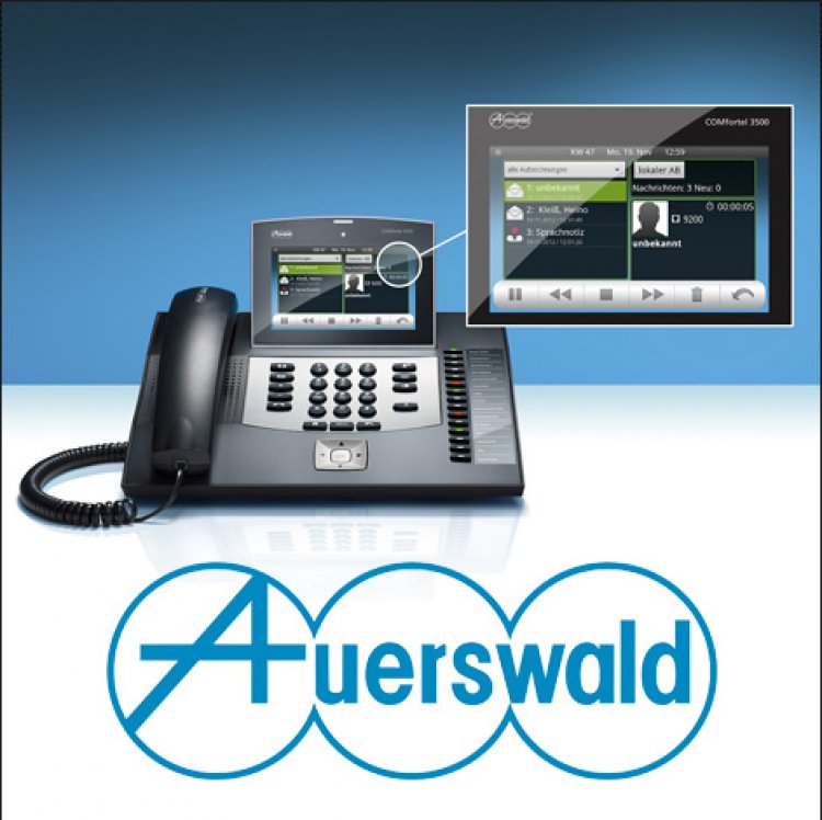 ქსელის უკანა მხარე | Auerswald VoIP System